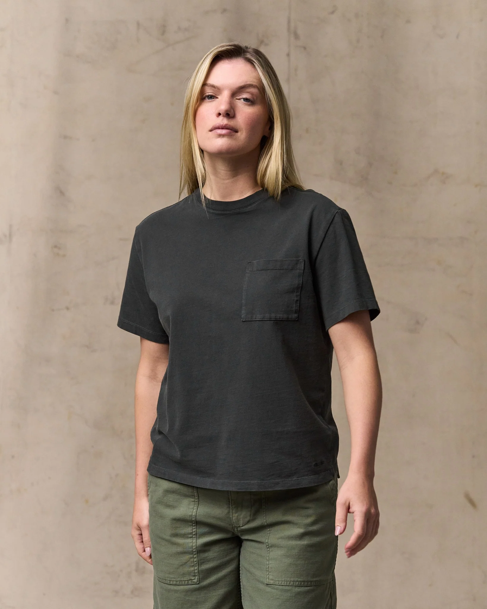 T-Shirt mit Tasche für Damen