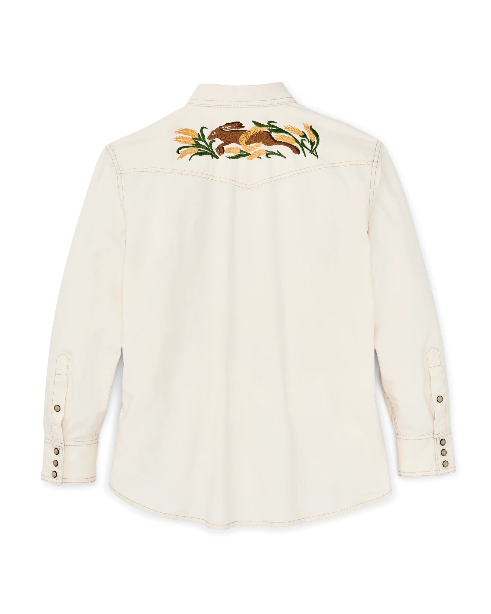 Damen besticktes Westernhemd