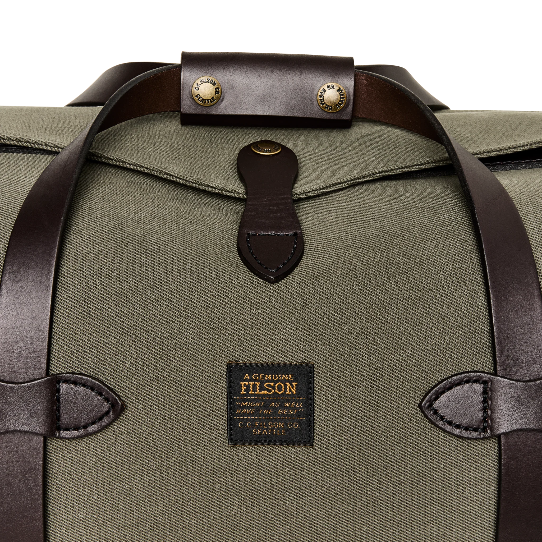 Kleiner, robuster Twill-Dufflebeutel