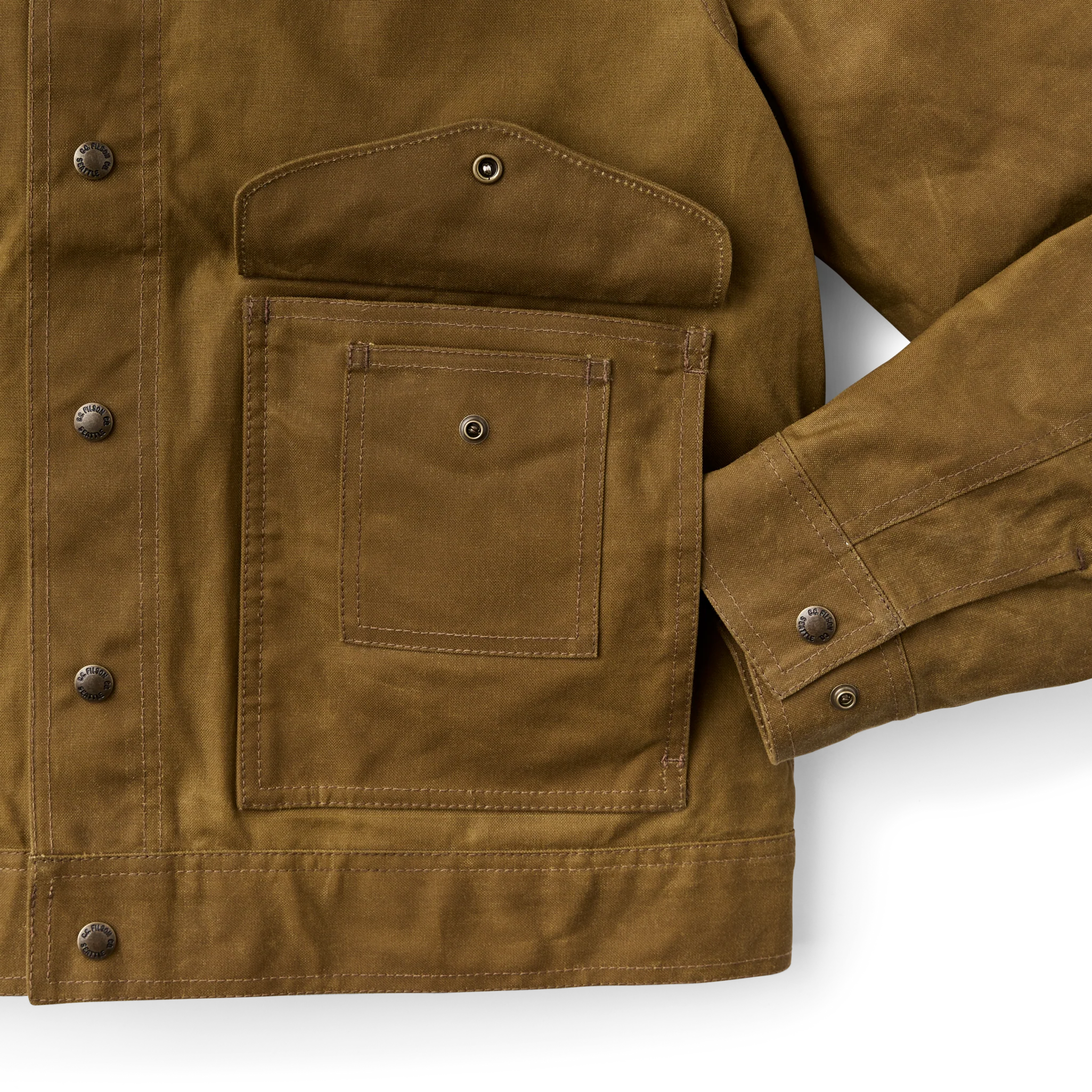 Arbeitsjacke aus Zinnstoff