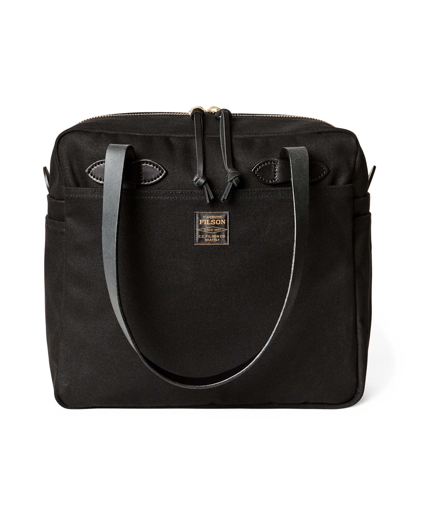 Robuster Twill-Reißverschluss-Tasche