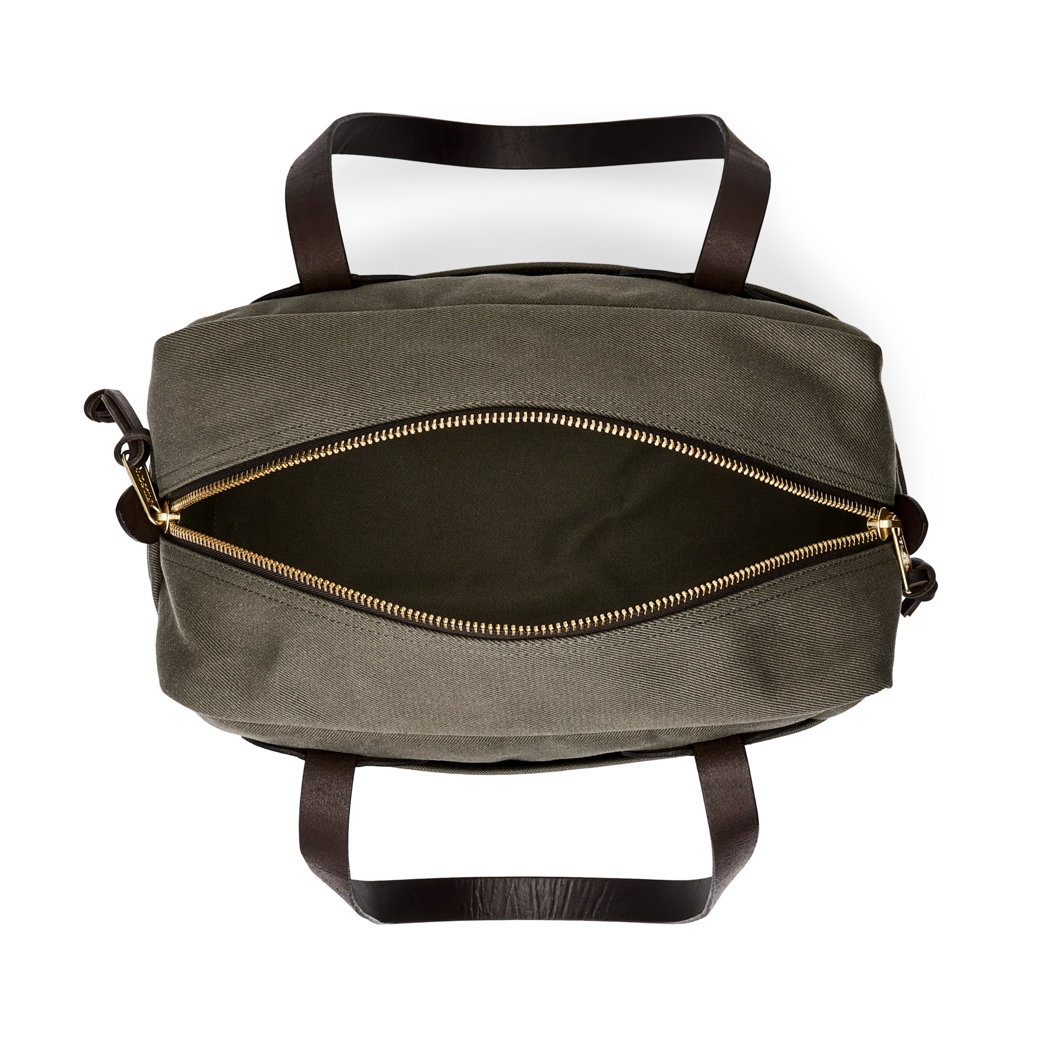Robuster Twill-Reißverschluss-Tasche