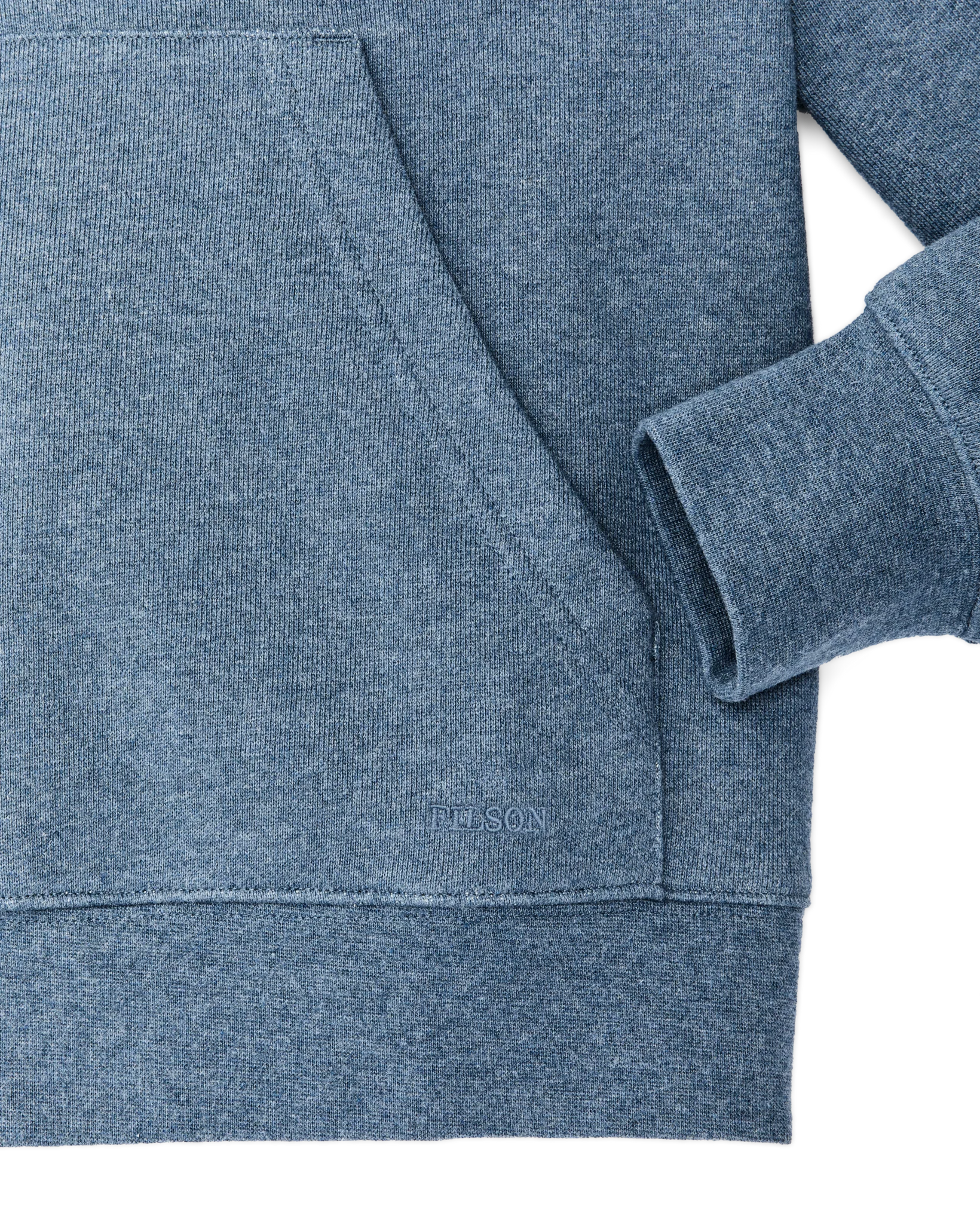 Damen-Hoodie aus French Terry mit Reißverschluss