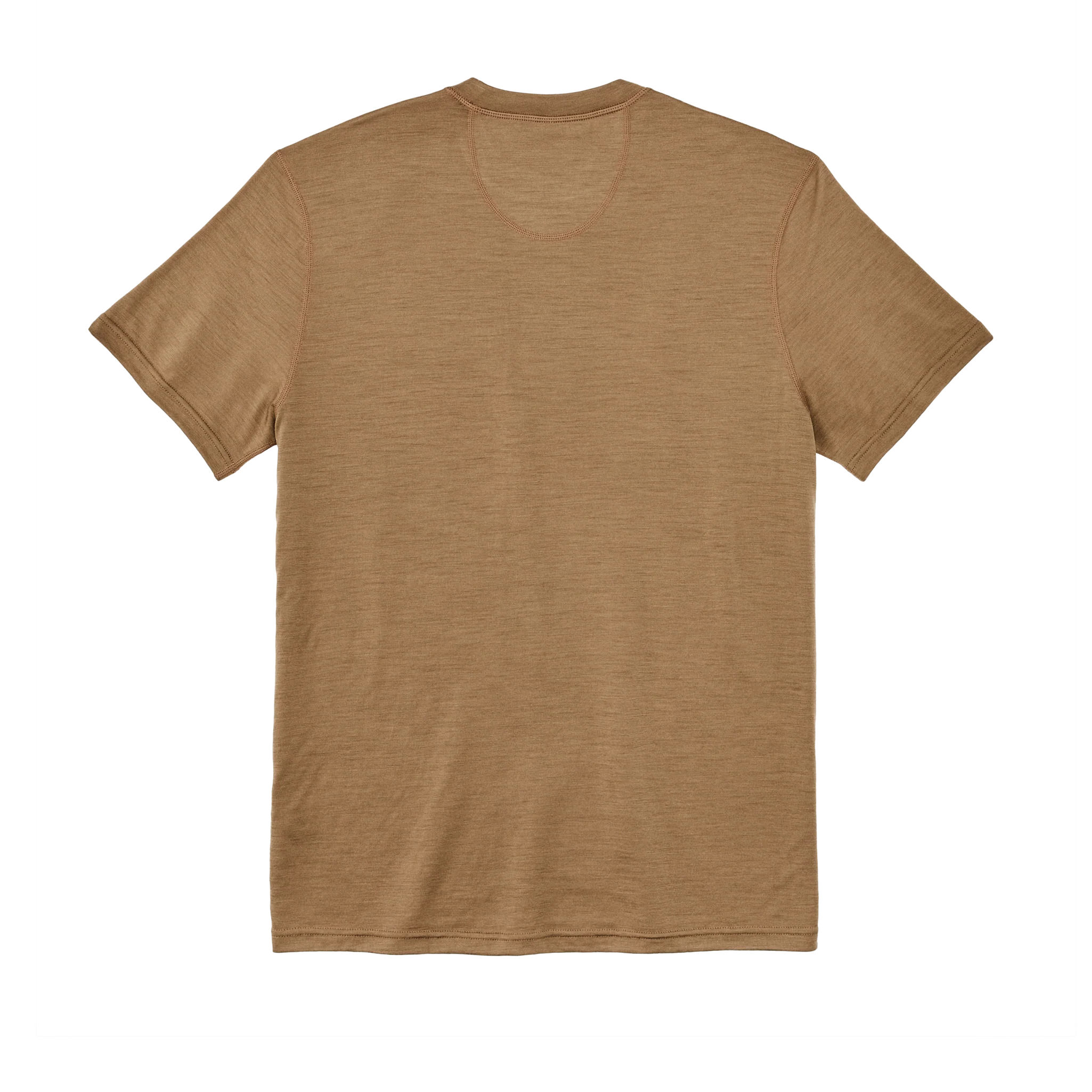 210g Merino-Wolle-T-Shirt mit Kurzarm und Rundhals
