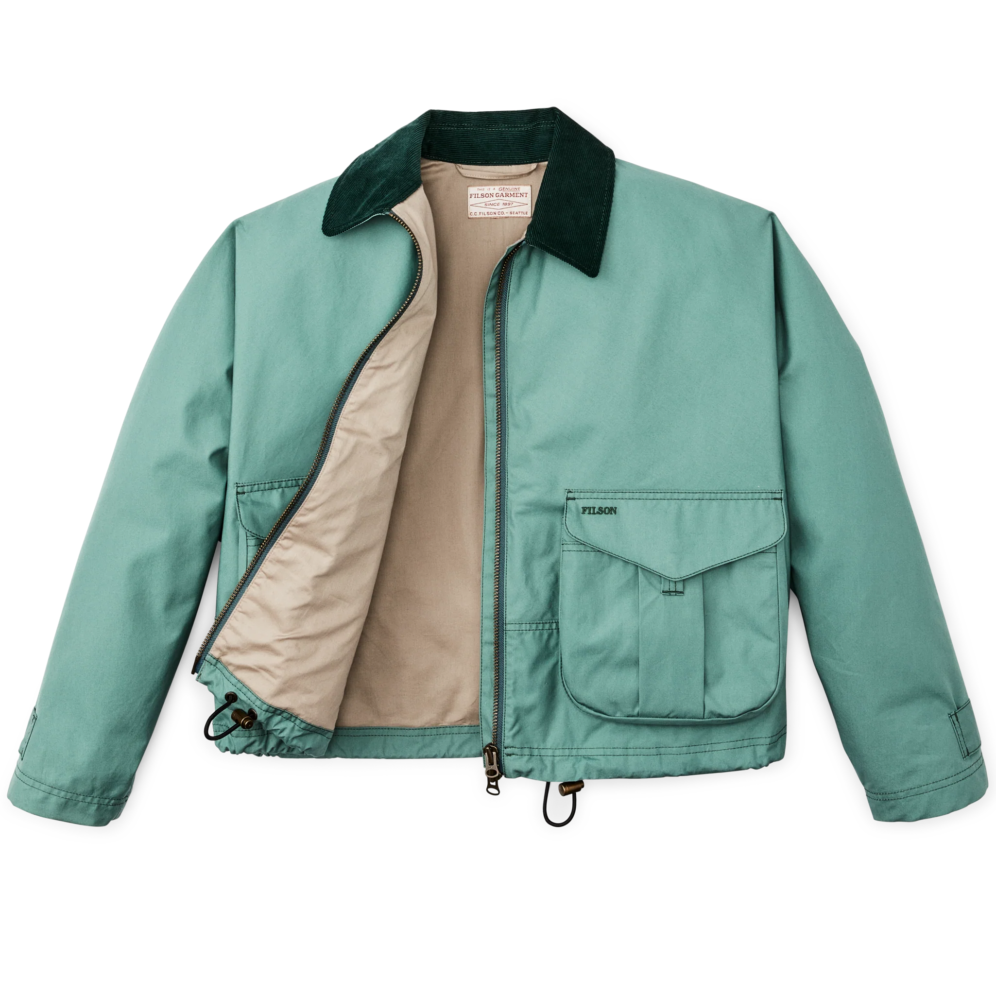 Damen-Fliegerstoff-Kurz-Arbeitsjacke