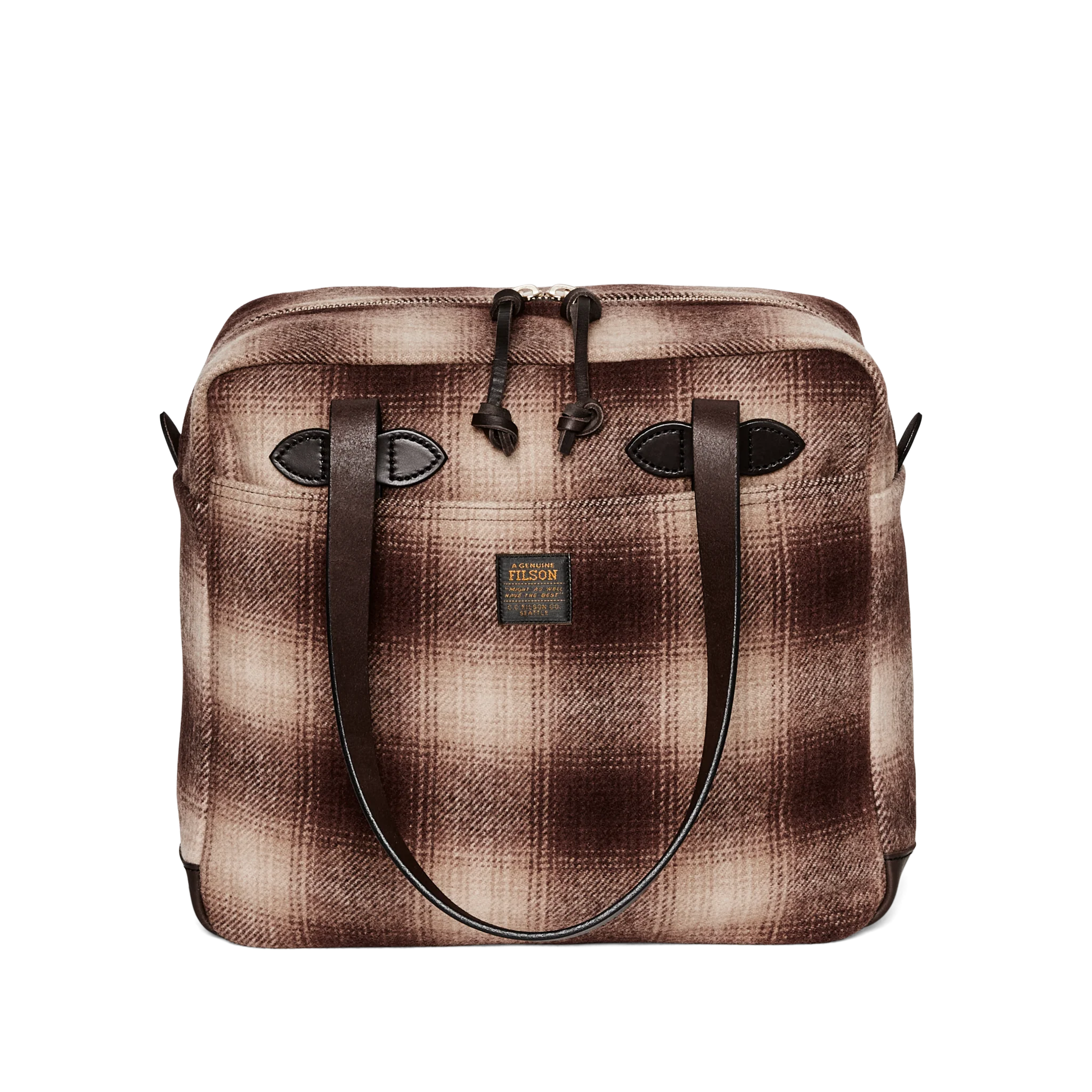 Mackinaw-Woll-Reißverschluss-Tasche