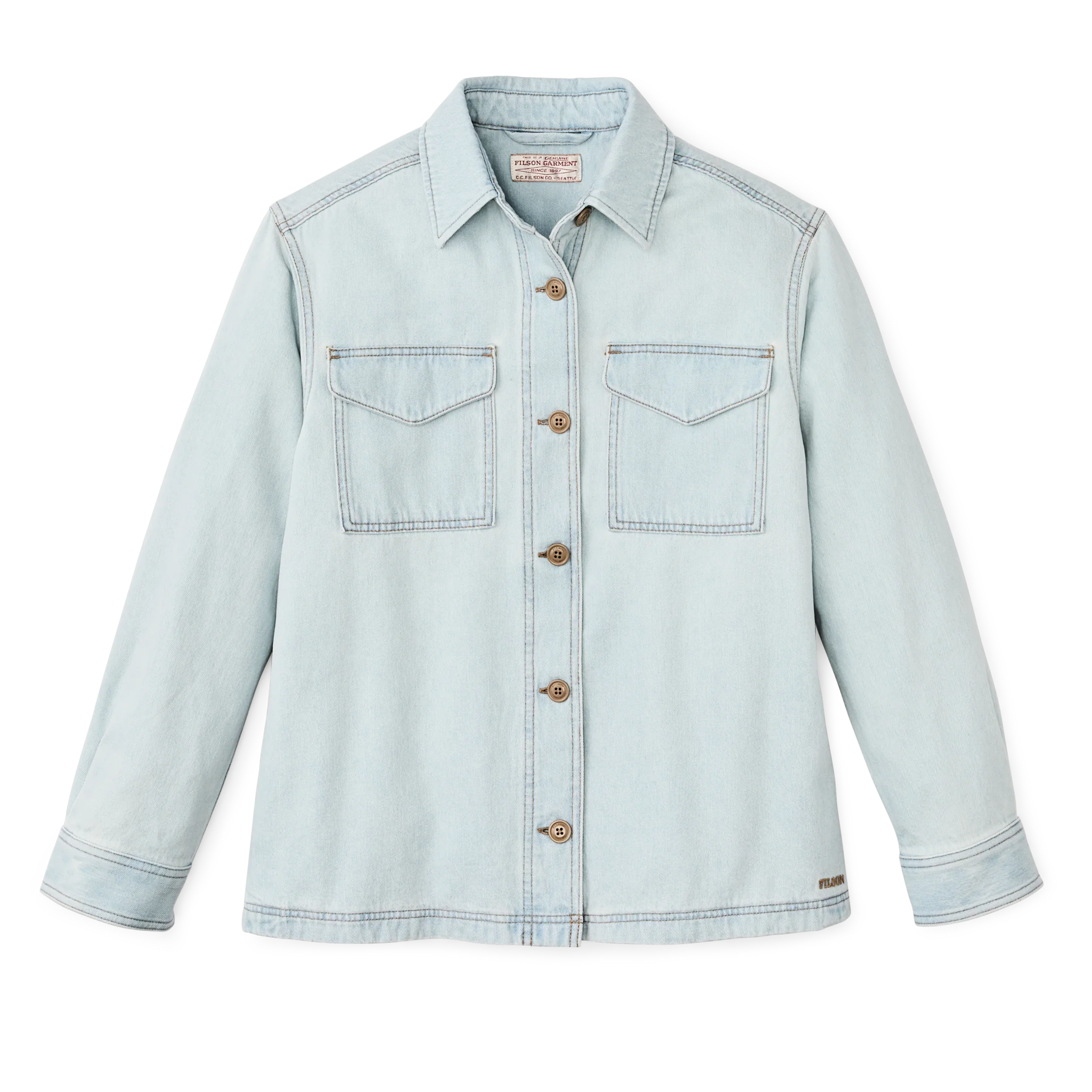Damen-Jac-Shirt aus 9-Unzen-Denim