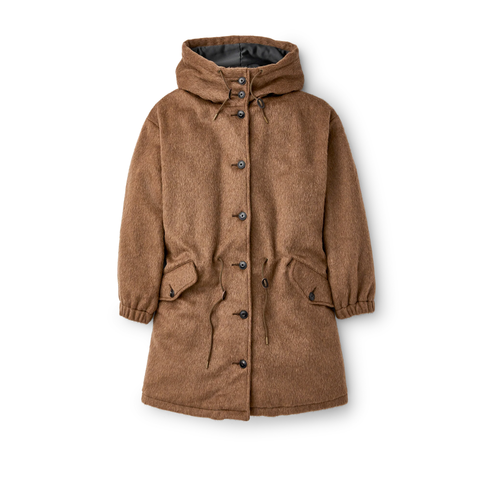 Damen-Woll-Mohair-Parka