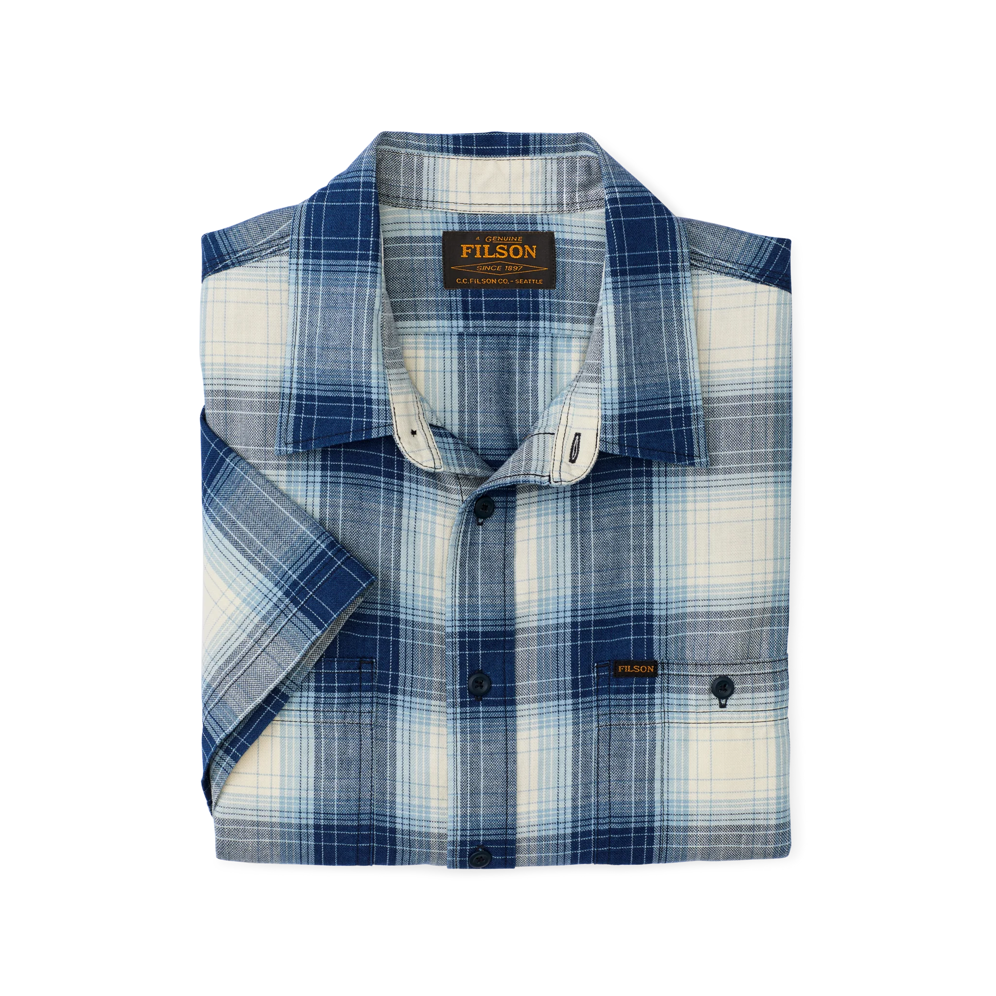 Short Sleeve Chambray Hemd