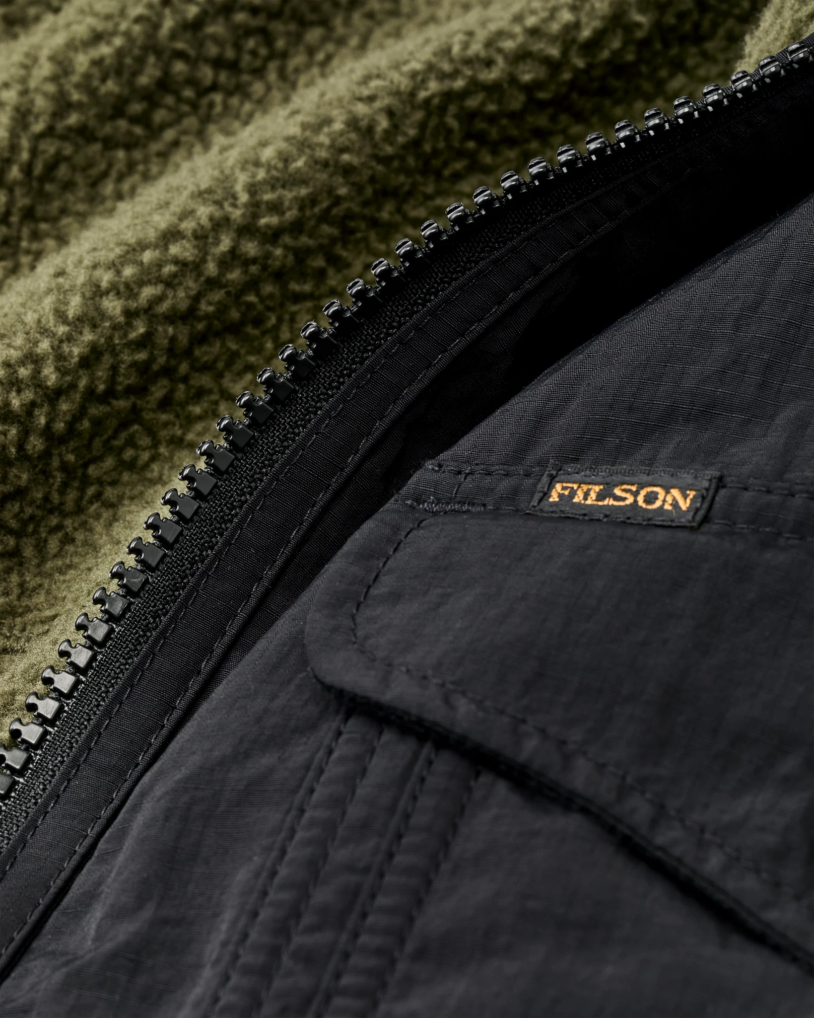 Wendbarer Fleecejacke mit Pile