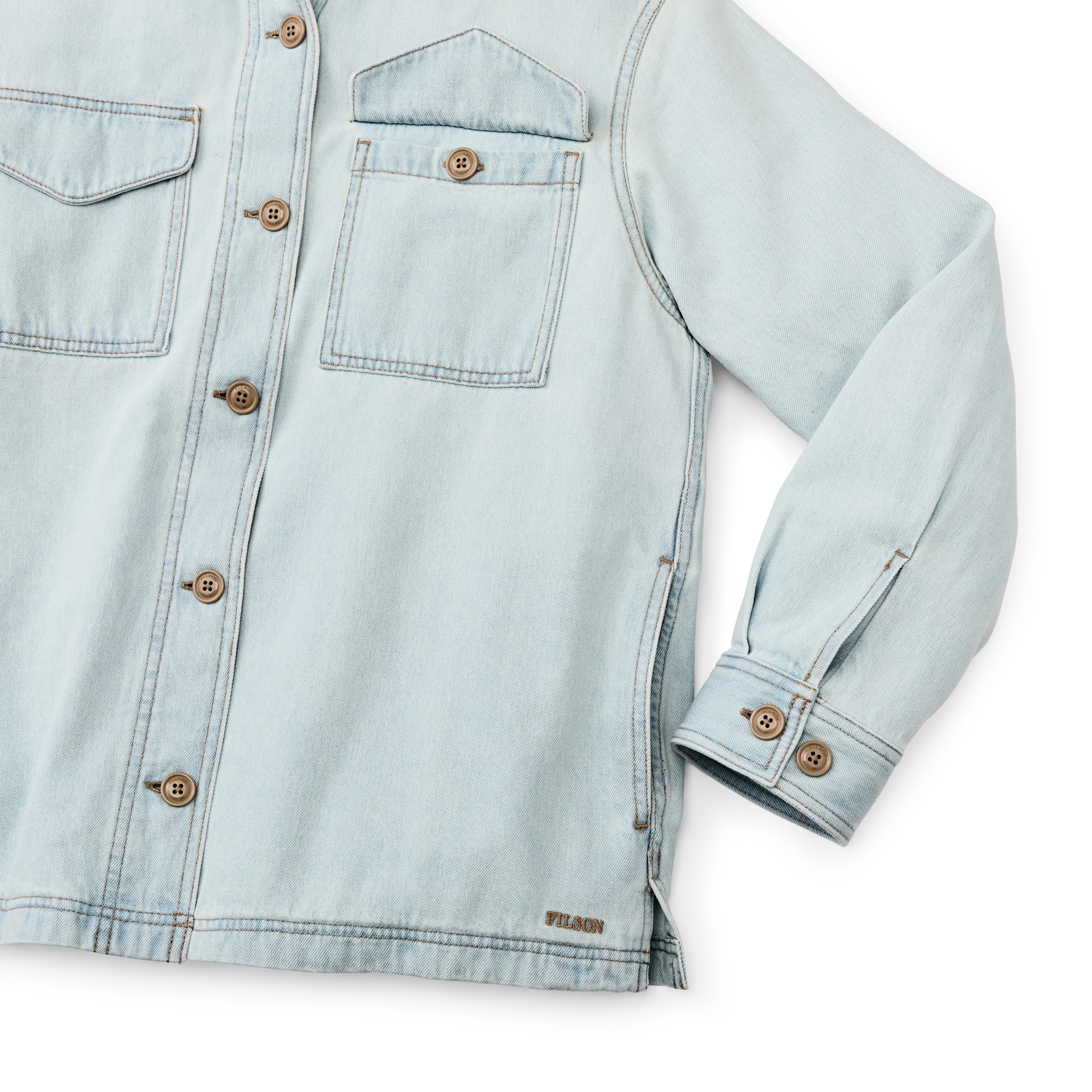 Damen-Jac-Shirt aus 9-Unzen-Denim