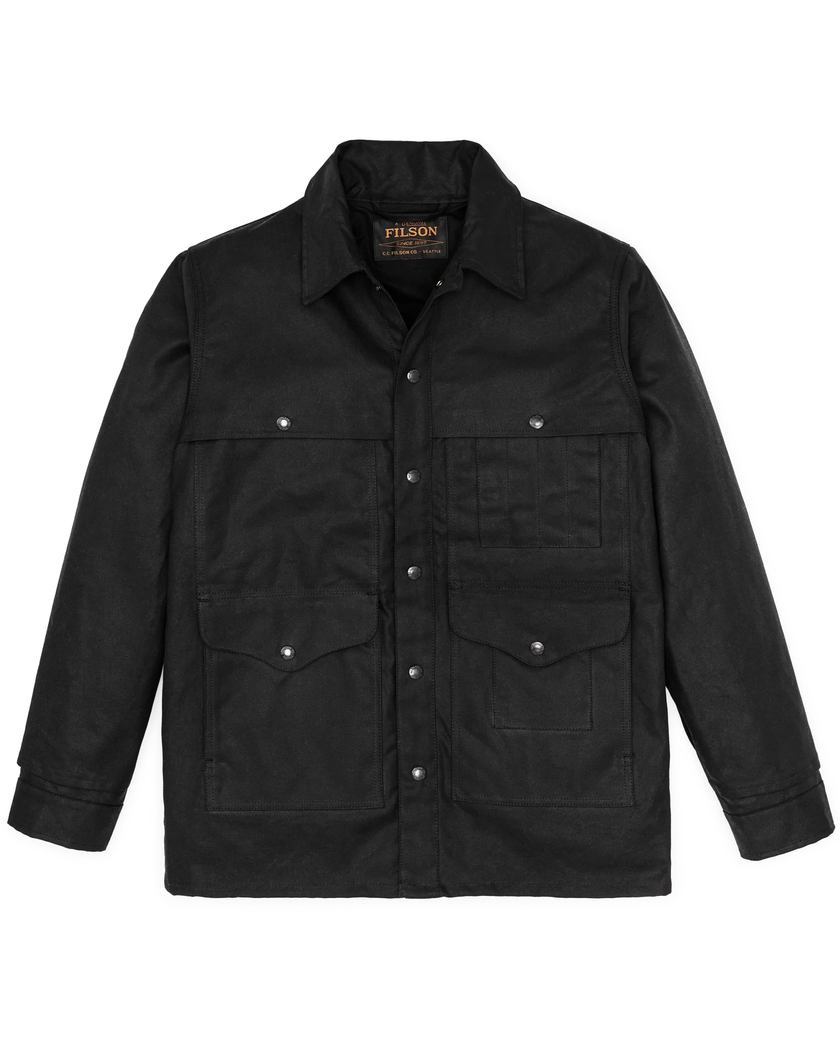 Gefütterte Zinnstoff-Kreuzer-Jacke