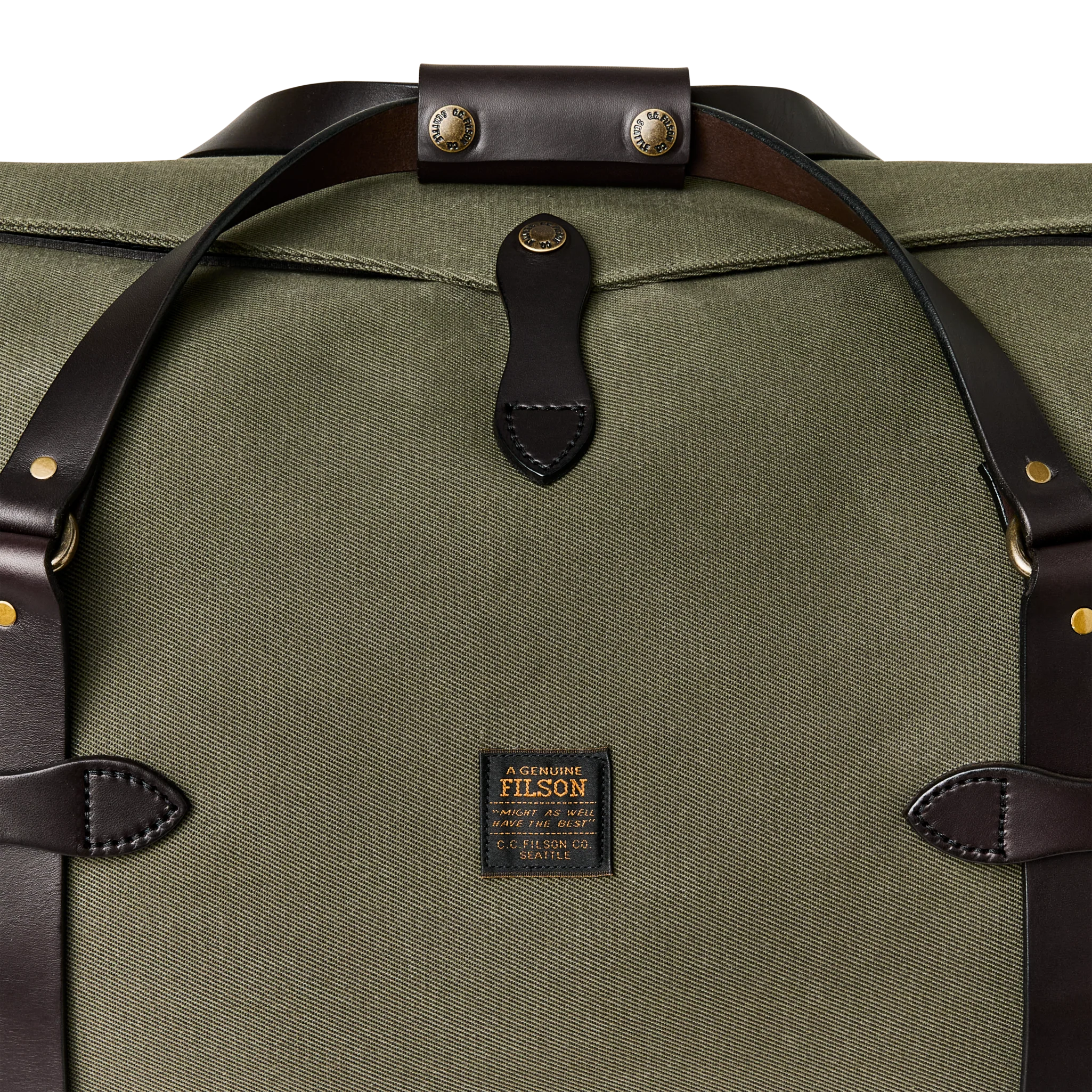 Große robuste Twill-Duffle-Tasche