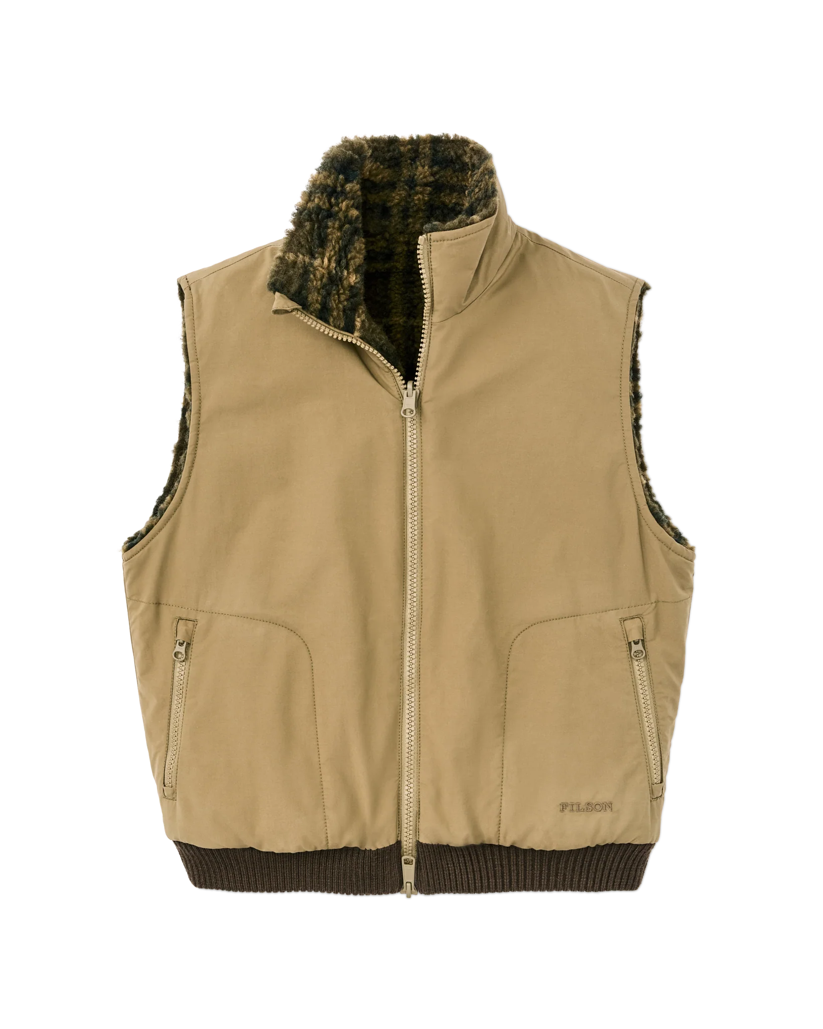 Damen-Wendbarer Wollfleece-Westen