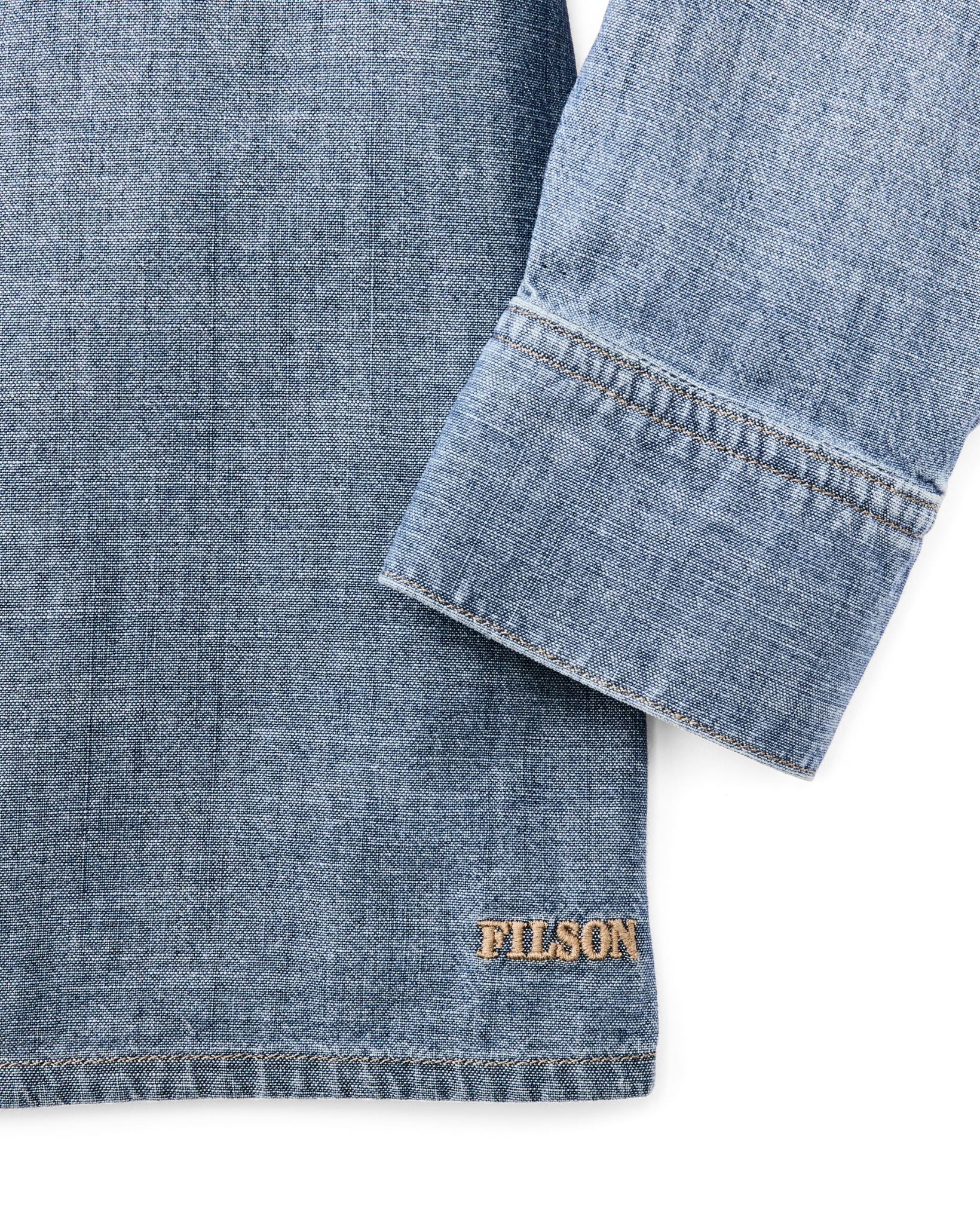 Damen-Chambray-Hemd