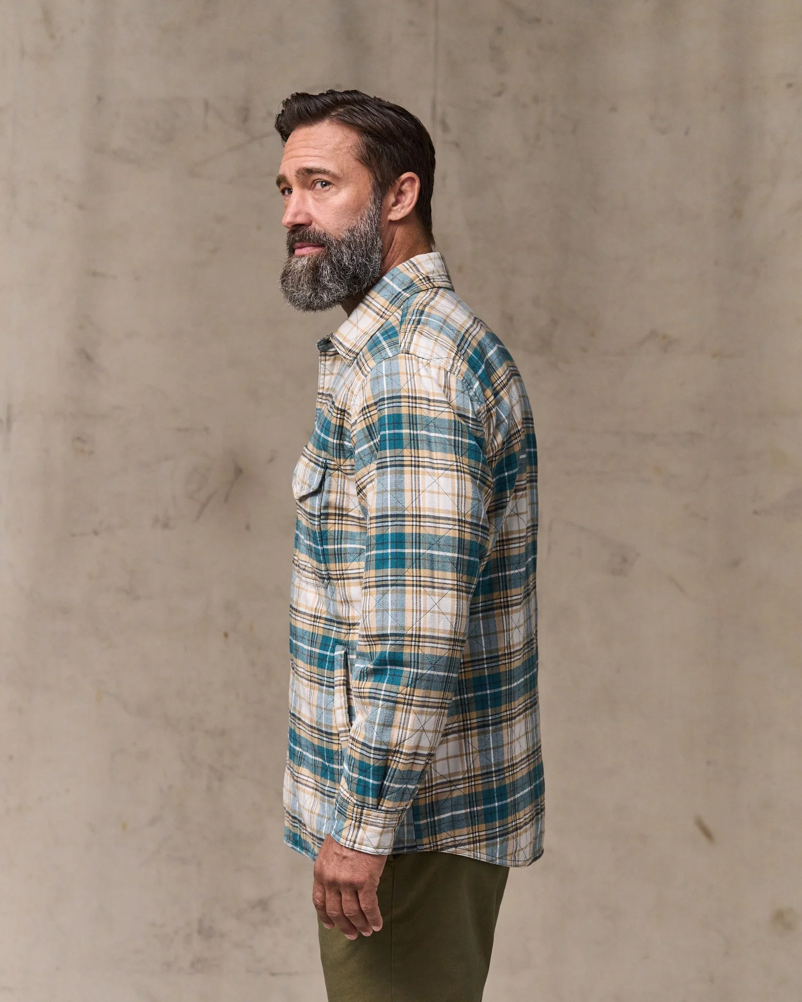 Isolierter Flanell-Jac-Short