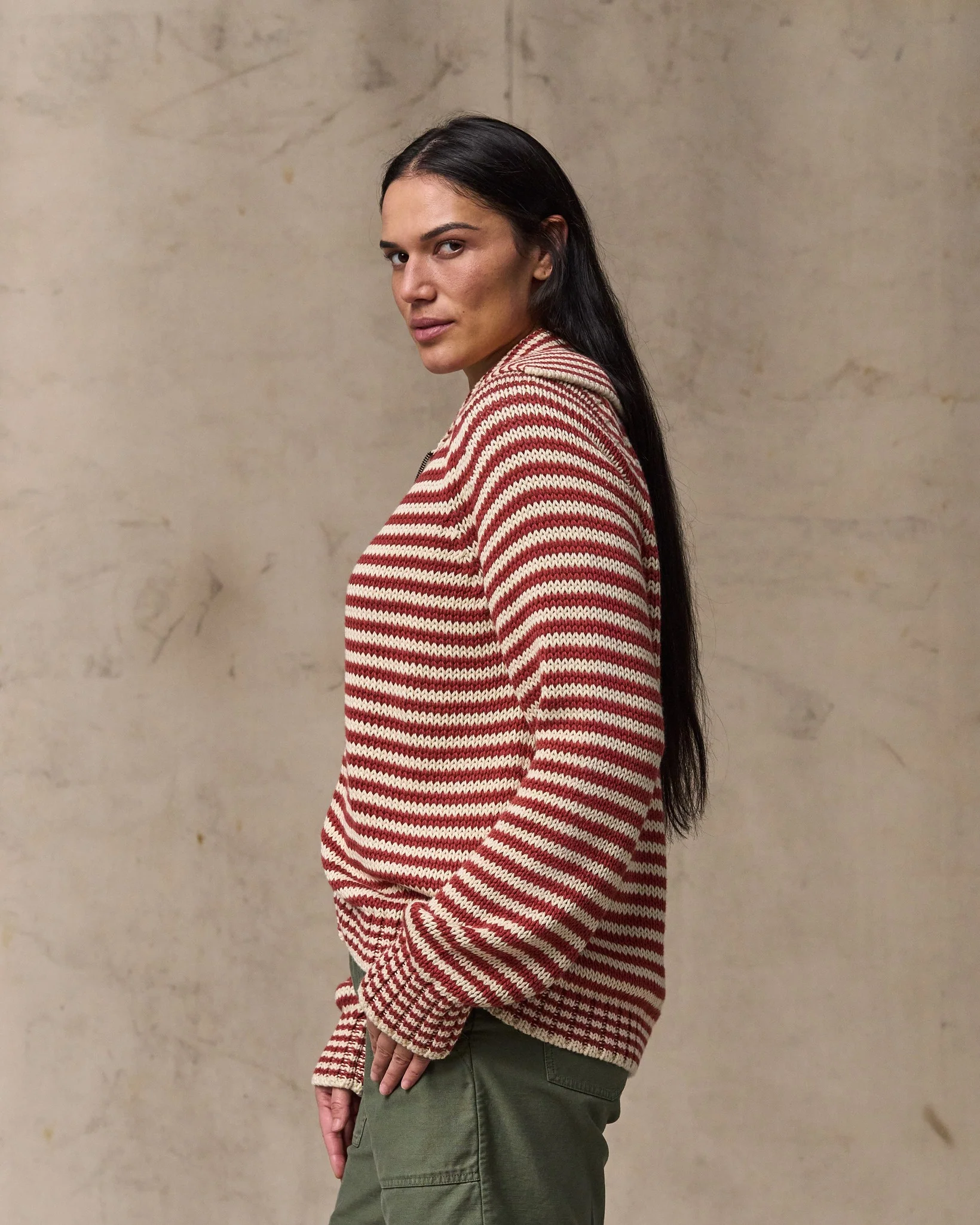 Damen-Cotton-All-in-One-Cardigan