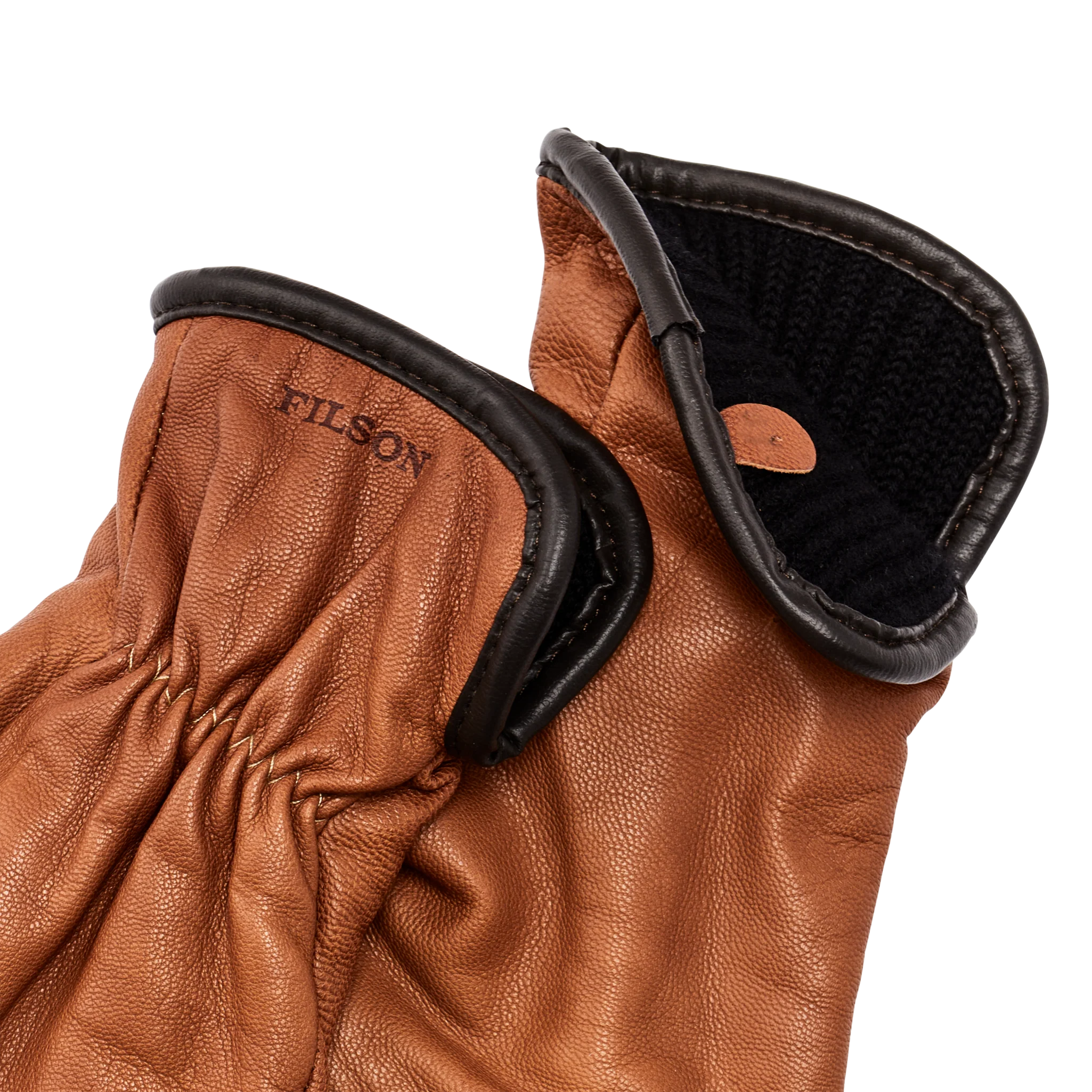 Originale gefütterte Ziegenlederhandschuhe