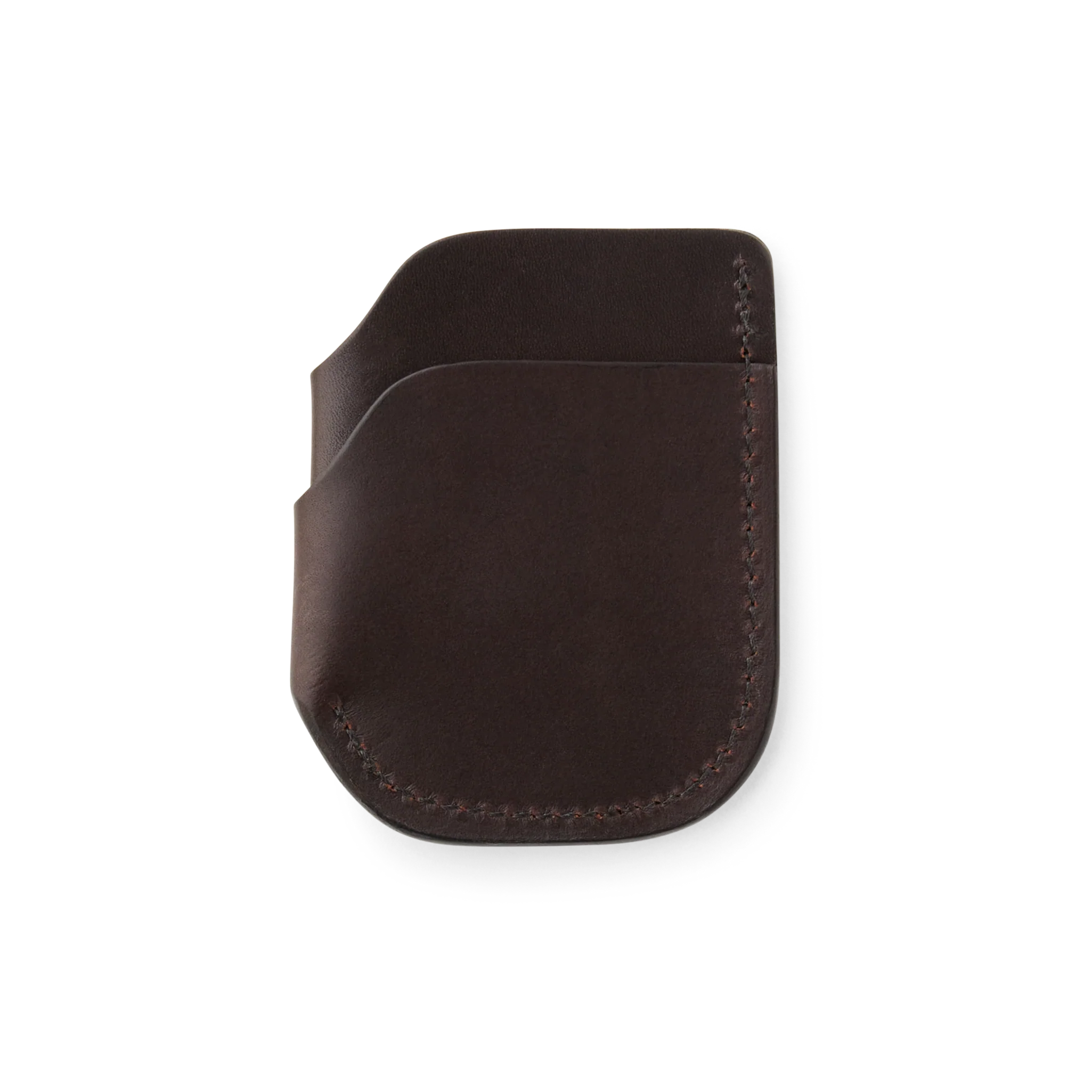 Vordertaschen-Geldbörse aus Bridle-Leder