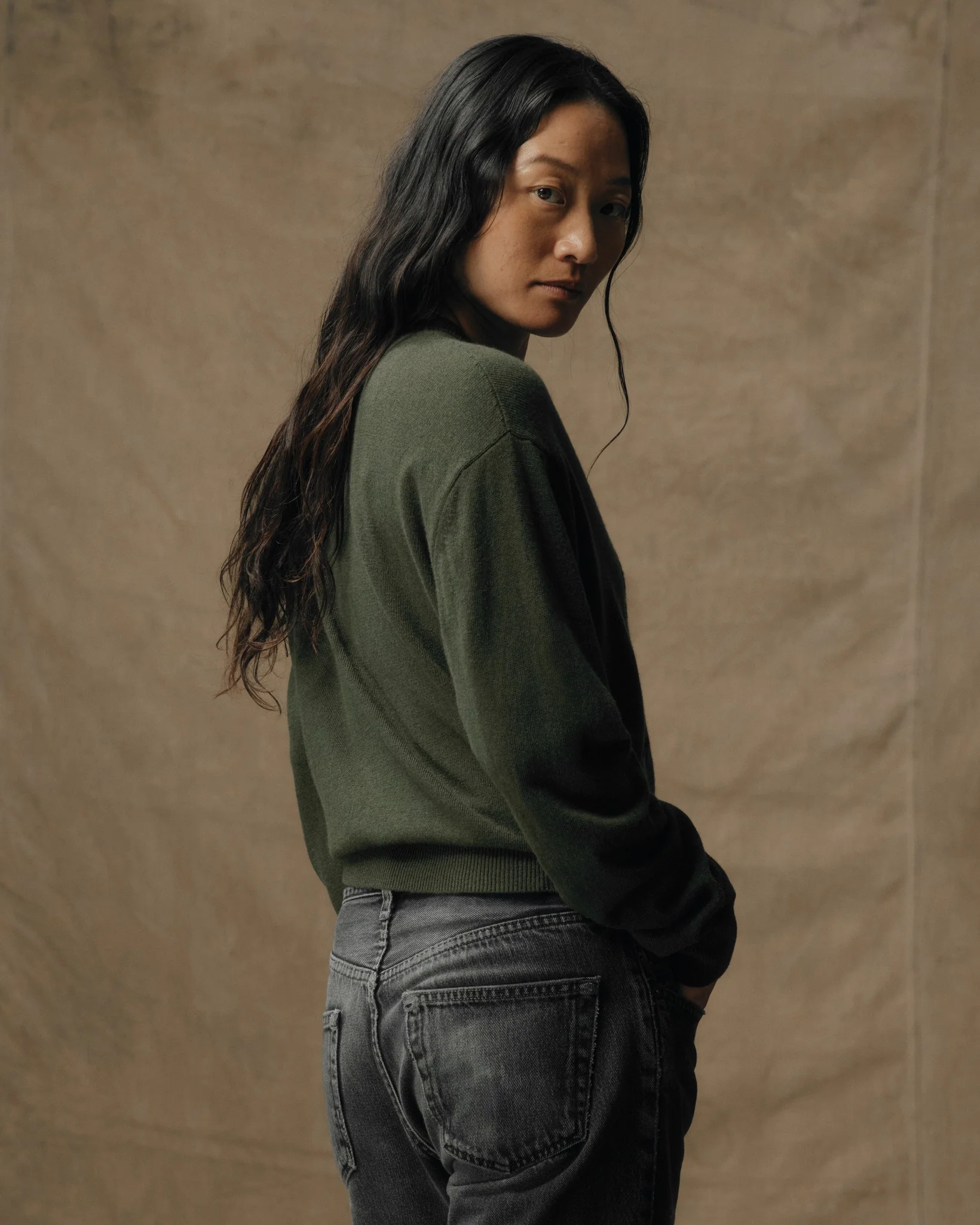 Damen-Graphik-Wollpullover