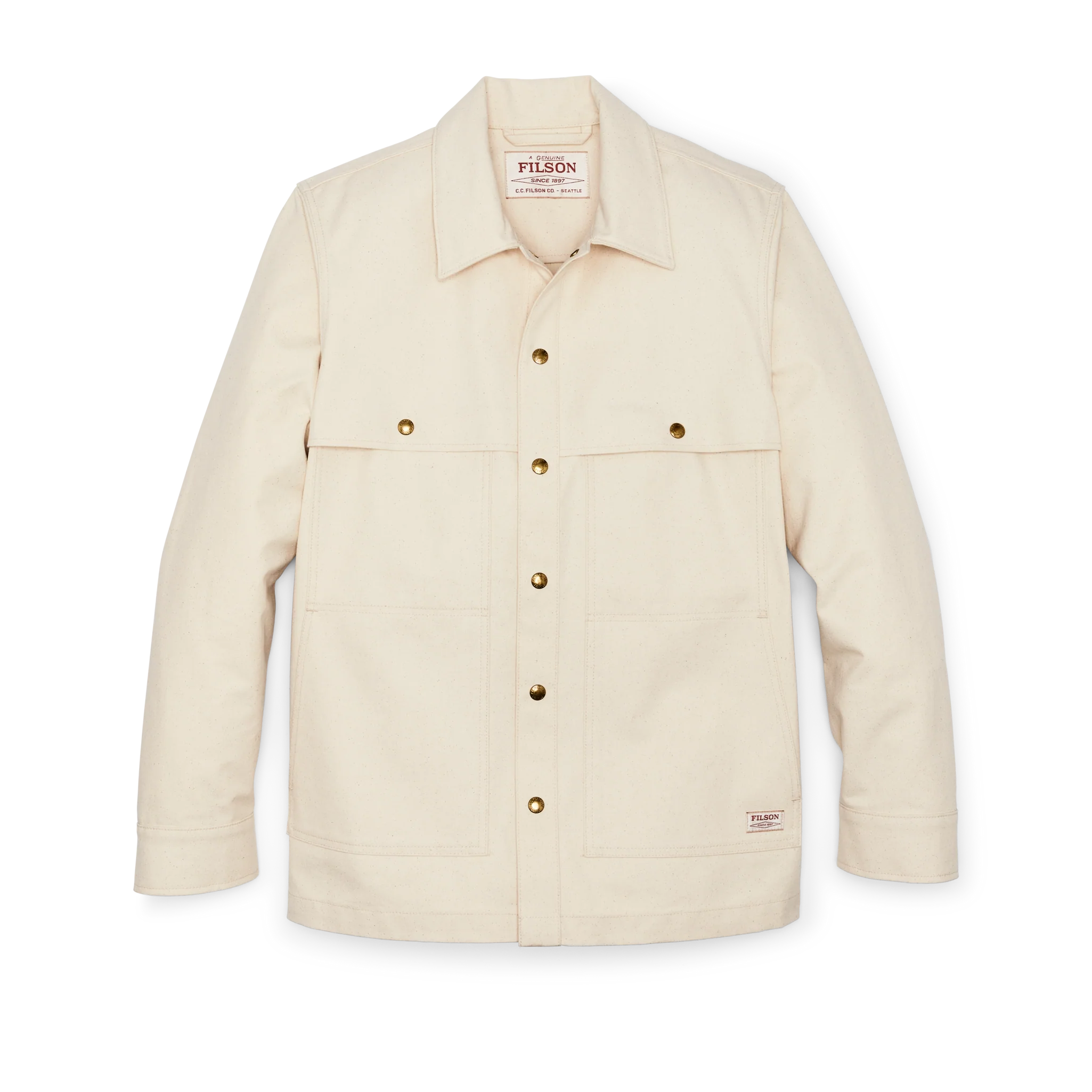 Trockenes Zinn-Tuch Forester-Jac-Jacke