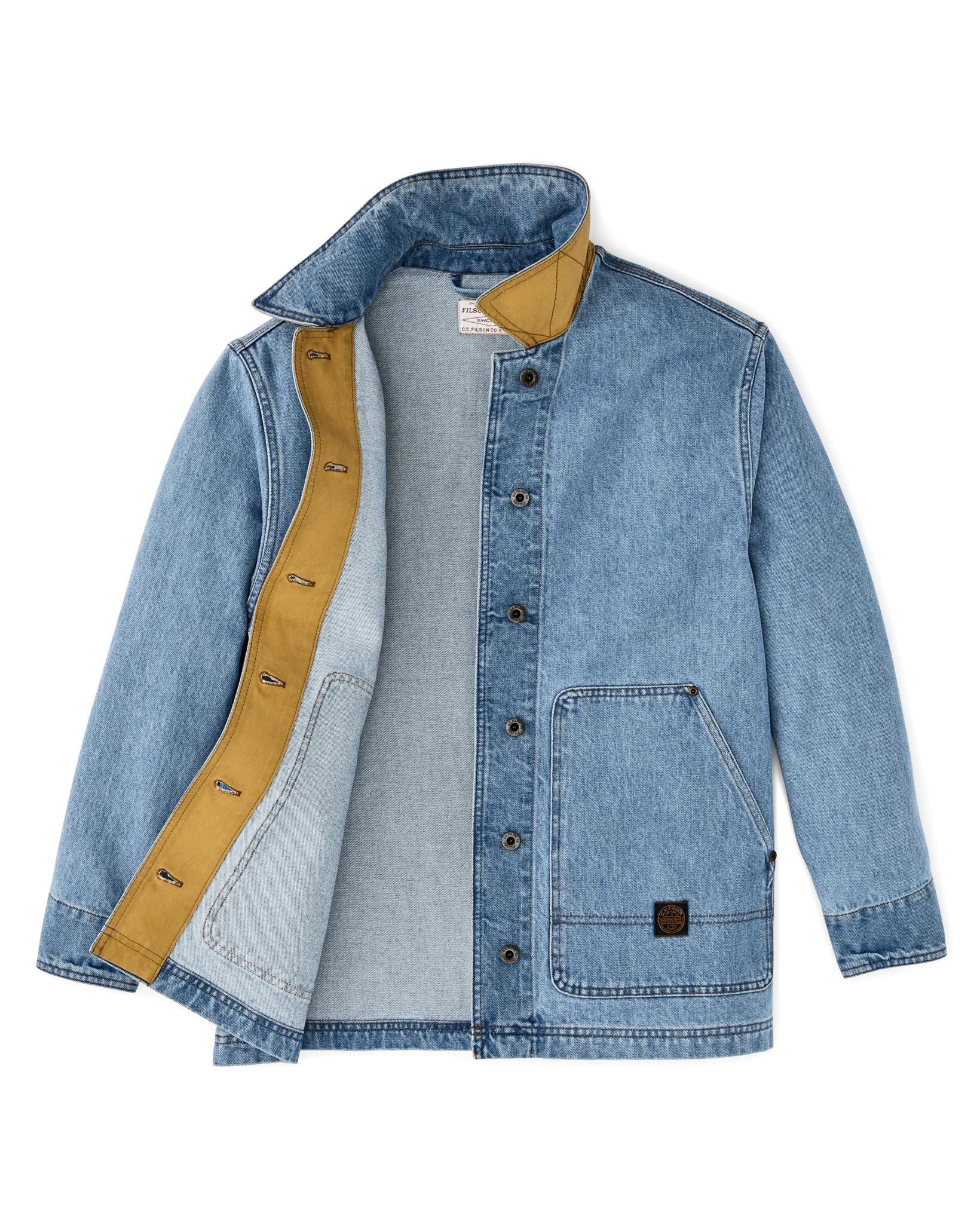 Damen-Denim-Barn-Coat