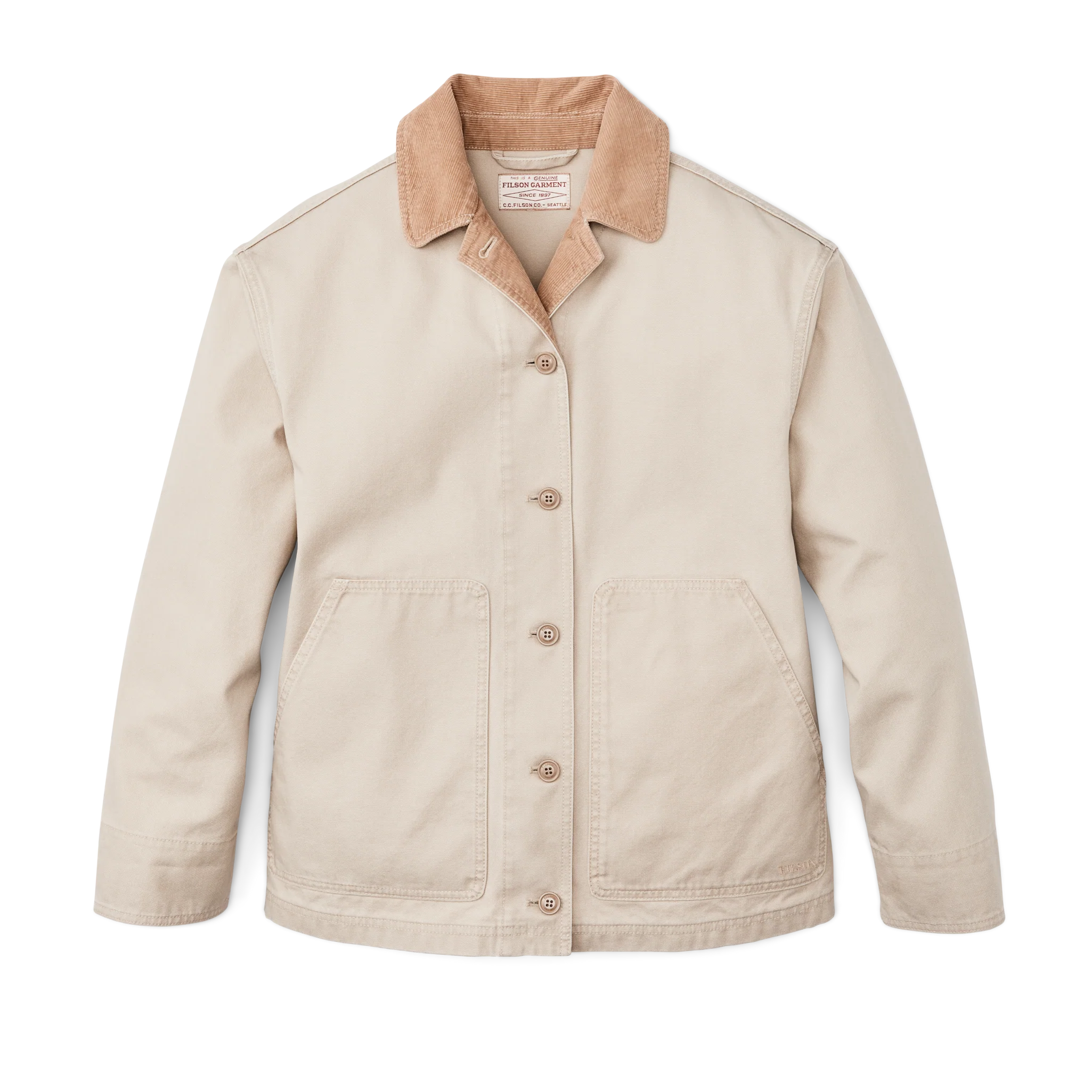 Damen Canvas-Barnmantel